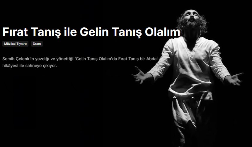 ''Fırat Tanış ile Gelin Tanış Olalım'' Kırşehir'de Sahnede