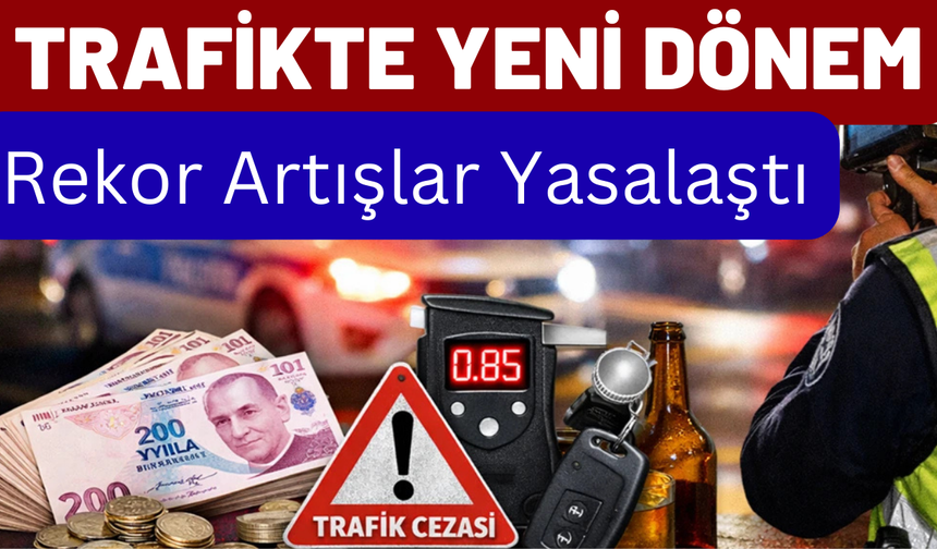 Trafik Cezalarında Yeni Dönem: Rekor Artışlar Yasalaştı