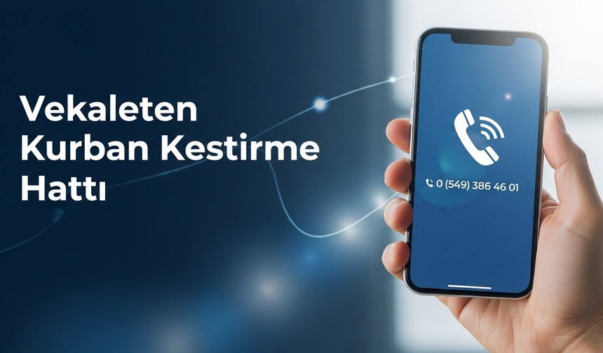 Hacıbektaş Belediyesi’nden “Vekaleten Kurban Kesim Hattı” Hizmeti