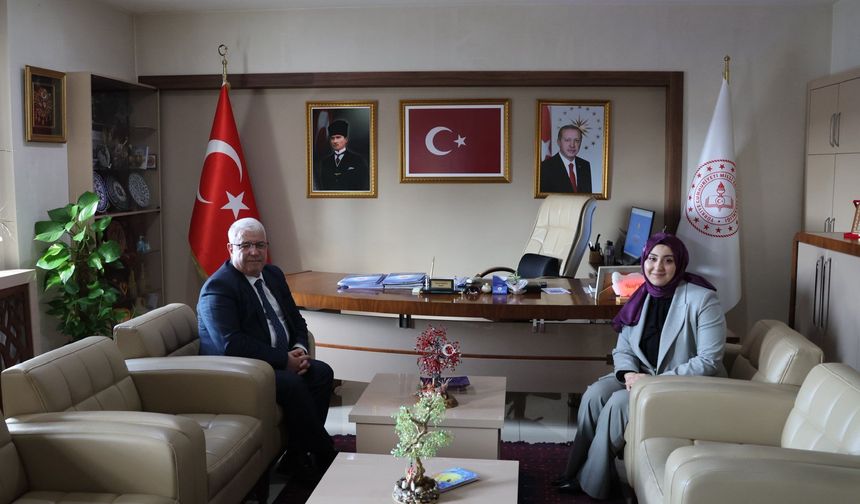 Kaymakam Özlem Doğan’dan Nevşehir İl Millî Eğitim Müdürlüğü’ne ziyaret