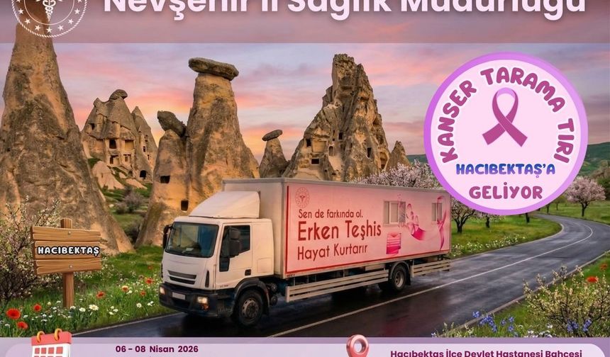 Hacıbektaş ve Kayaaltı Köyünde Ücretsiz Kanser Tarama Hizmeti