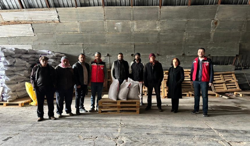 Hacıbektaş'ta Tohum Desteği Üreticiyle Buluştu