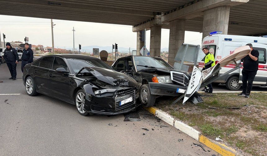 Hacıbektaş Çilehane Kavşağında Korkutan Kaza: 1 Yaralı