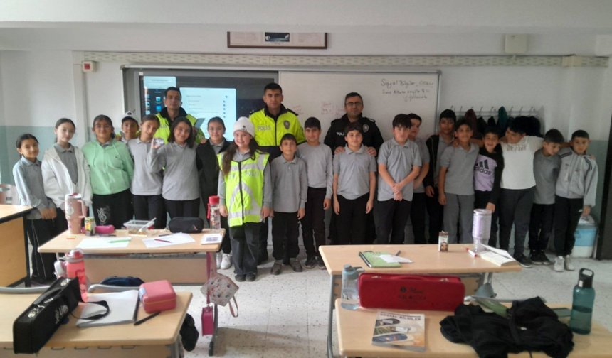 Hacıbektaş’ta Öğrencilere Trafik Bilinci Eğitimi