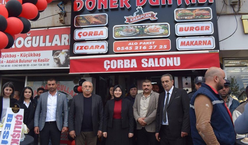 Hacıbektaş Protokolü “Döner Dünyası” Açılışında Bir Araya Geldi