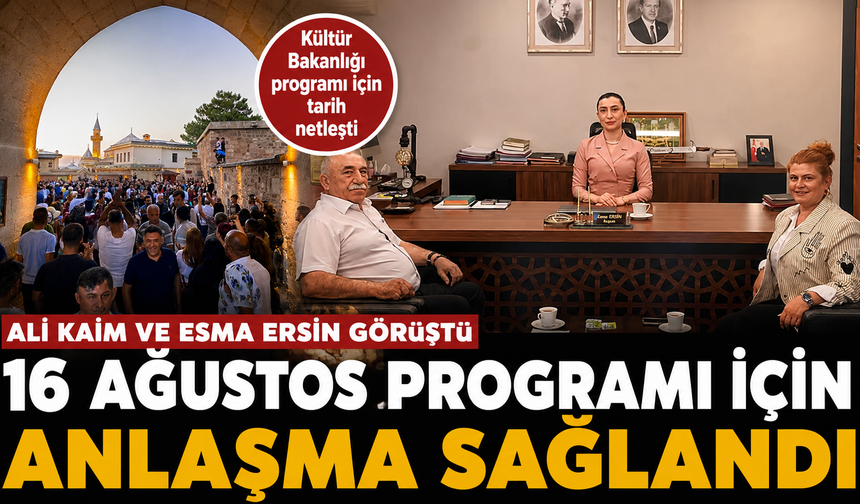 Ali Kaim: Kültür Bakanlığı Programının 16 Ağustos’tan İki Gün Önce Yapılması Konusunda Anlaşma Sağlandı