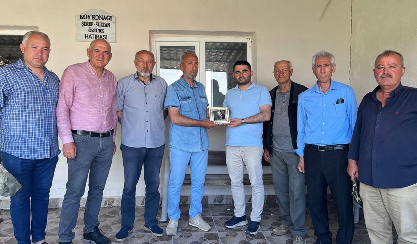 Hırkatepesidelik Köyü Muhtarı Birol Koyuncu’ya Hayırlı Olsun Ziyareti