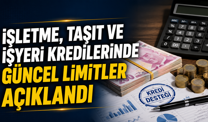 İşletme, Taşıt ve İşyeri Kredilerinde Güncel Limitler Açıklandı