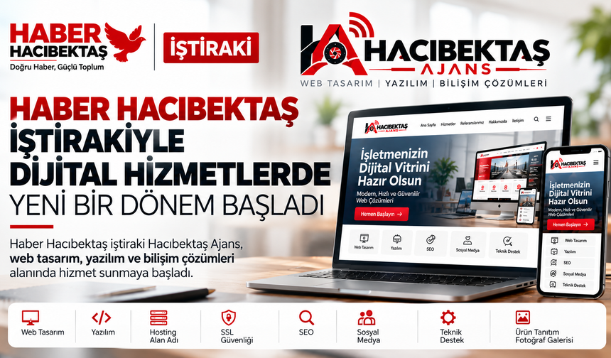 Haber Hacıbektaş İştiraki Hacıbektaş Ajans Dijital Hizmetlerde Faaliyete Başladı