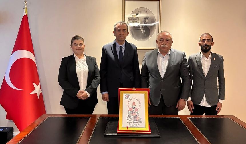 Başkan Ali Kaim’den Çankaya Köşkü’nde Ziyaret