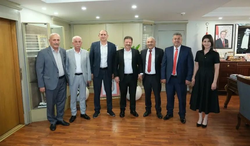Hacıbektaş Esnaf Odası’ndan Şoförler Federasyonu’na Ziyaret