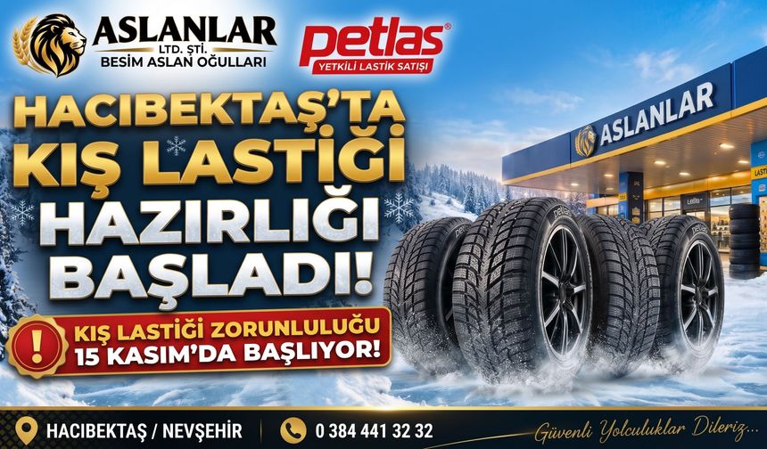 Hacıbektaş’ta Kış Lastiği Uyarısı: 15 Kasım’a Dikkat!