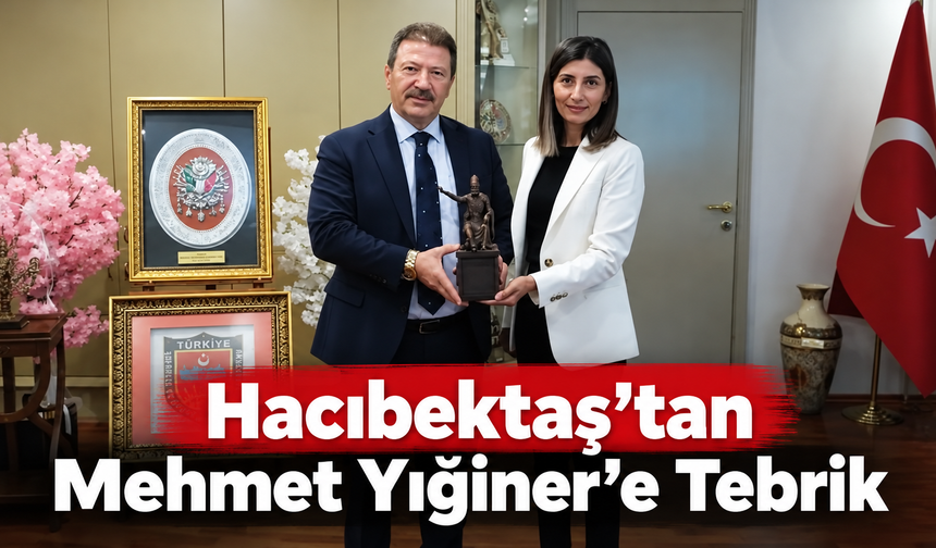 Hacıbektaş Esnaf Odası’ndan Mehmet Yığiner’e Tebrik Ziyareti