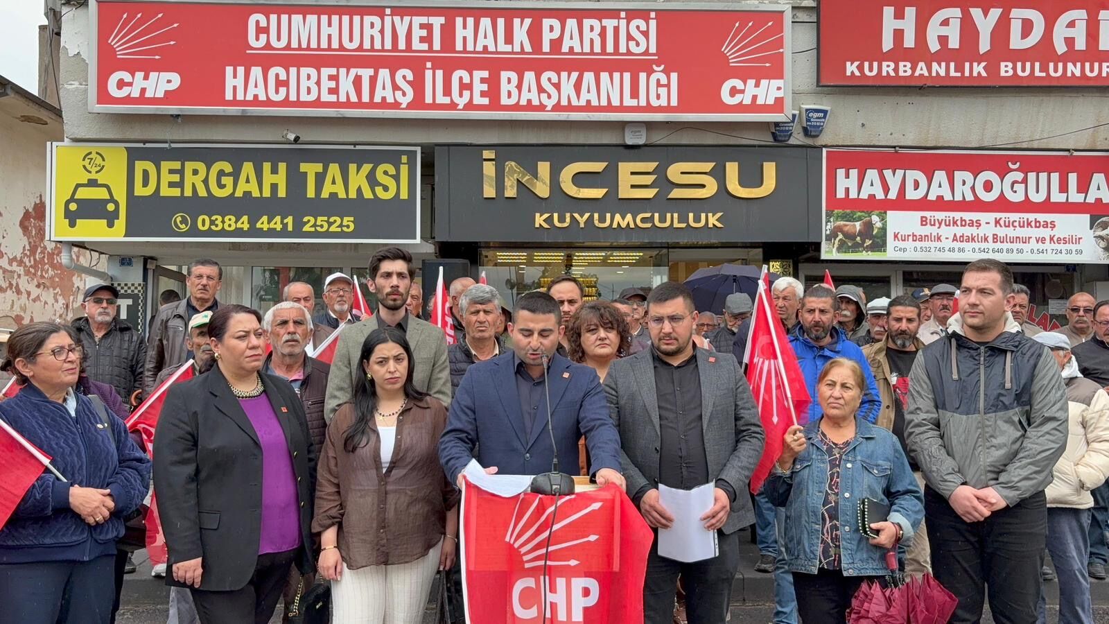 CHP Hacıbektaş’tan Seçilmiş İradeye Destek;  “Haklının Yanında Olmaya Devam Edeceğiz”