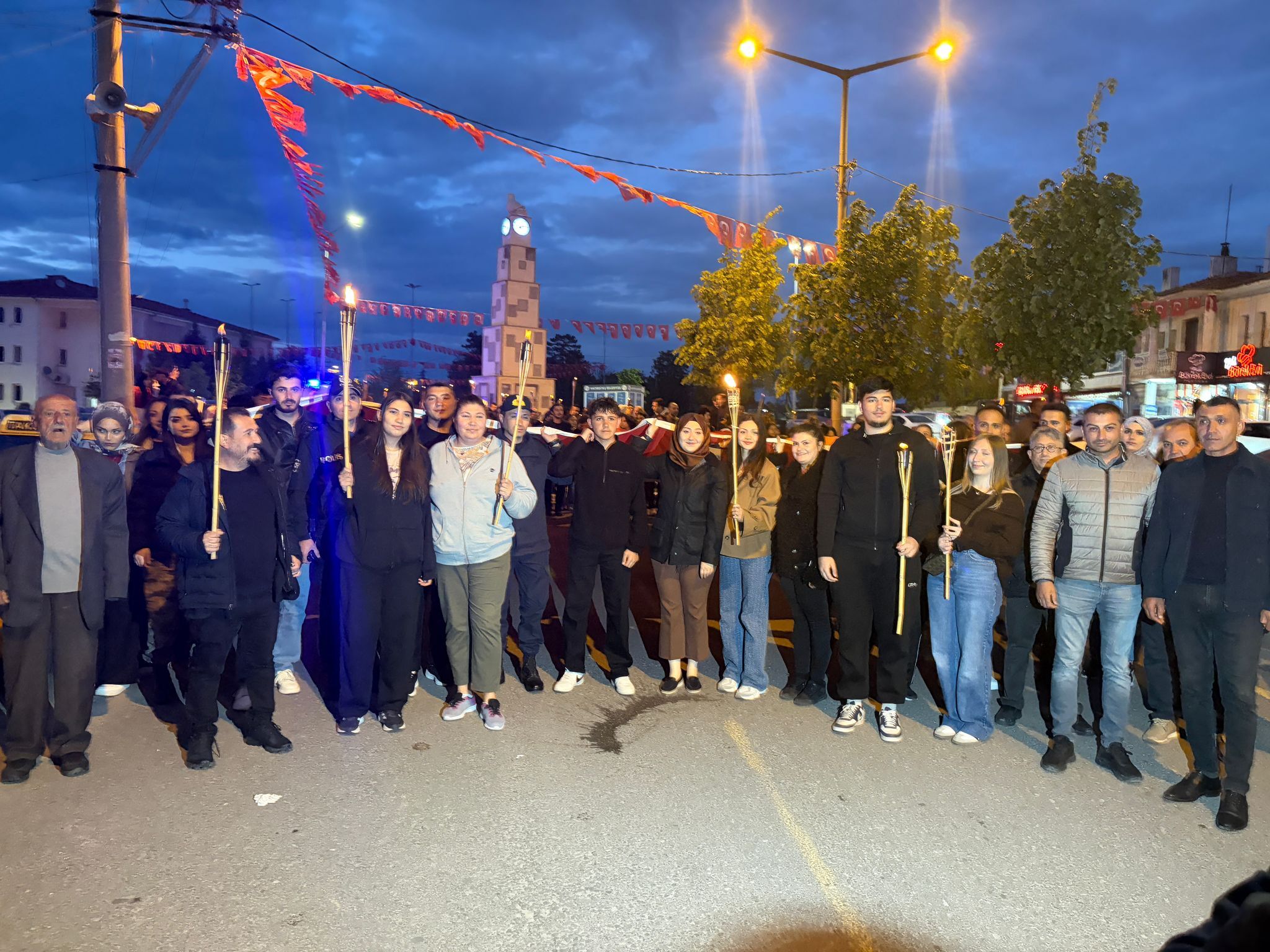 Hacıbektaş’ta 19 Mayıs Coşkusu Fener Alayıyla Yaşandı