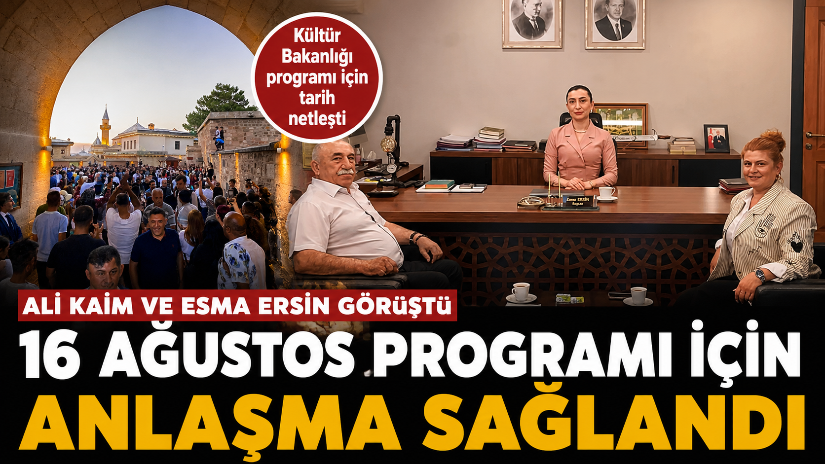 Ali Kaim: Kültür Bakanlığı Programının 16 Ağustos’tan İki Gün Önce Yapılması Konusunda Anlaşma Sağlandı