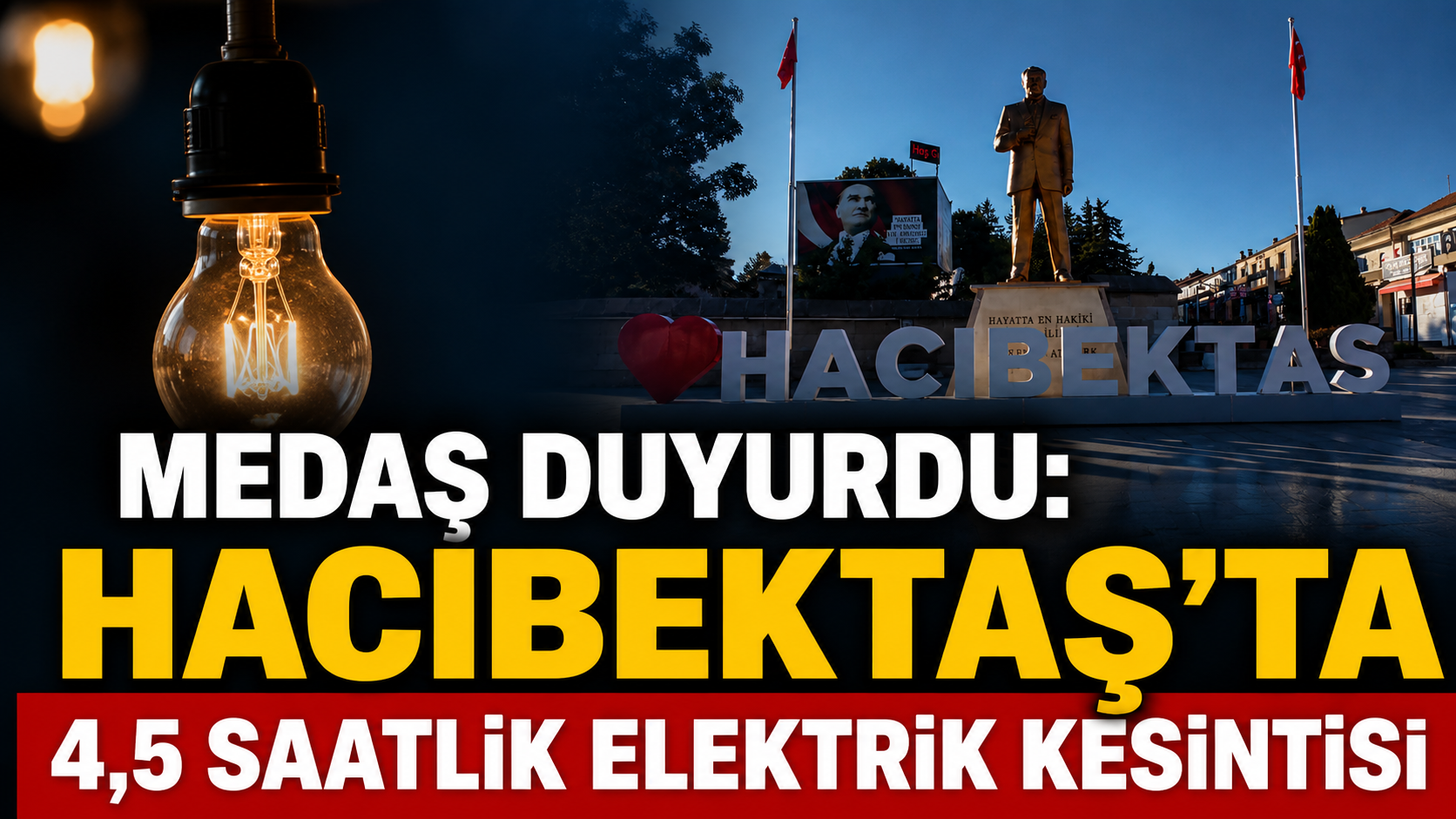 MEDAŞ Duyurdu: Hacıbektaş'ta 12 Temmuz'da 4,5 Saatlik Elektrik Kesintisi
