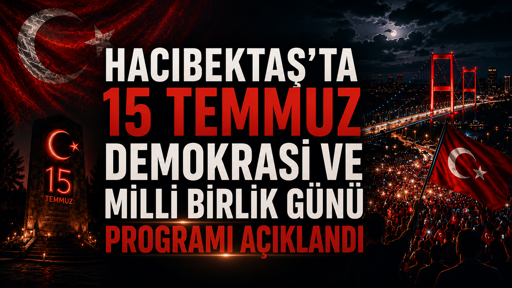 Hacıbektaş Kaymakamlığından 15 Temmuz'a Davet