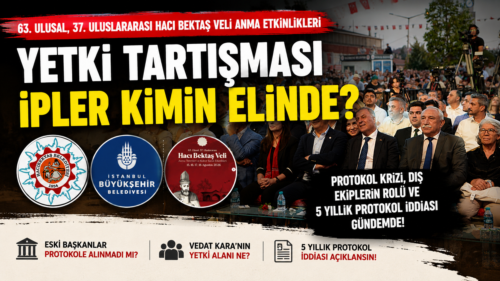 Hacıbektaş’ta Anma Etkinliklerinde Yetki Tartışması: İpler Kimin Elinde?
