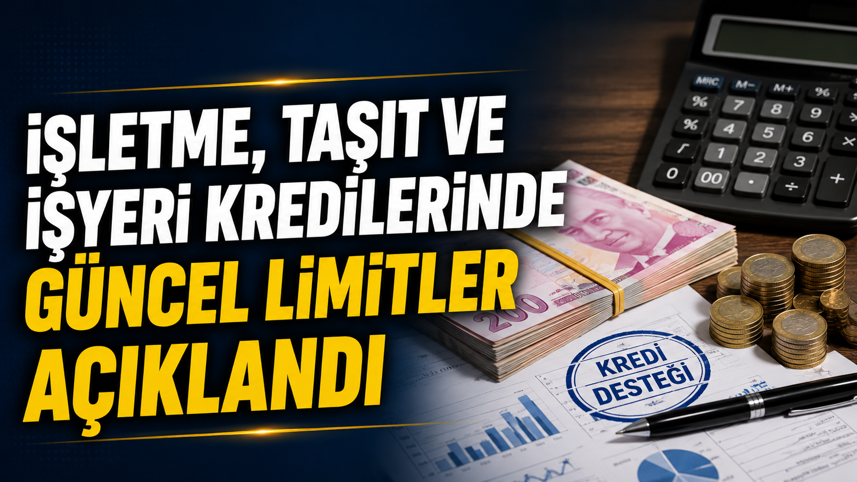 İşletme, Taşıt ve İşyeri Kredilerinde Güncel Limitler Açıklandı