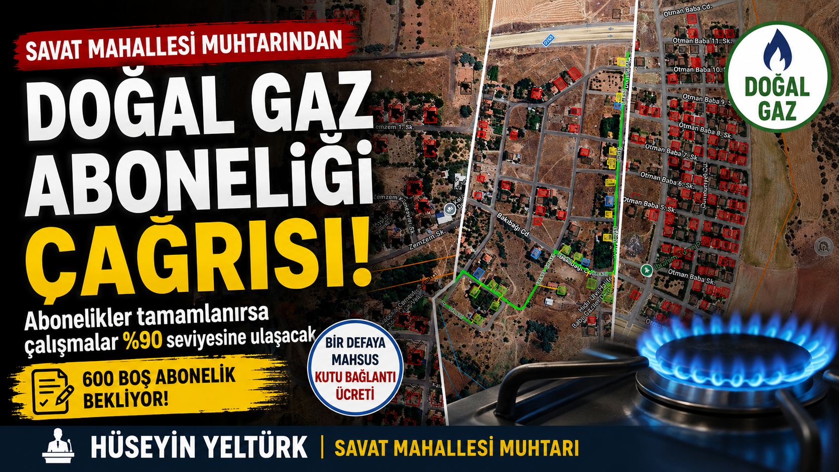 Muhtar Yeltürk: Abonelikler Tamamlanırsa Doğal Gaz Çalışmaları Hızlanacak