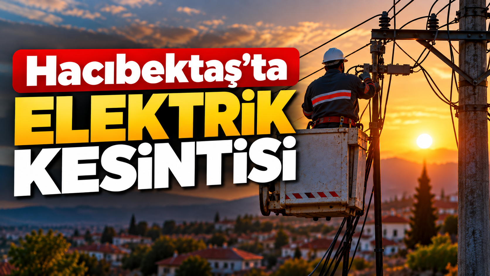 Hacıbektaş’ta Bazı Bölgelerde Elektrik Kesintisi Yaşanacak