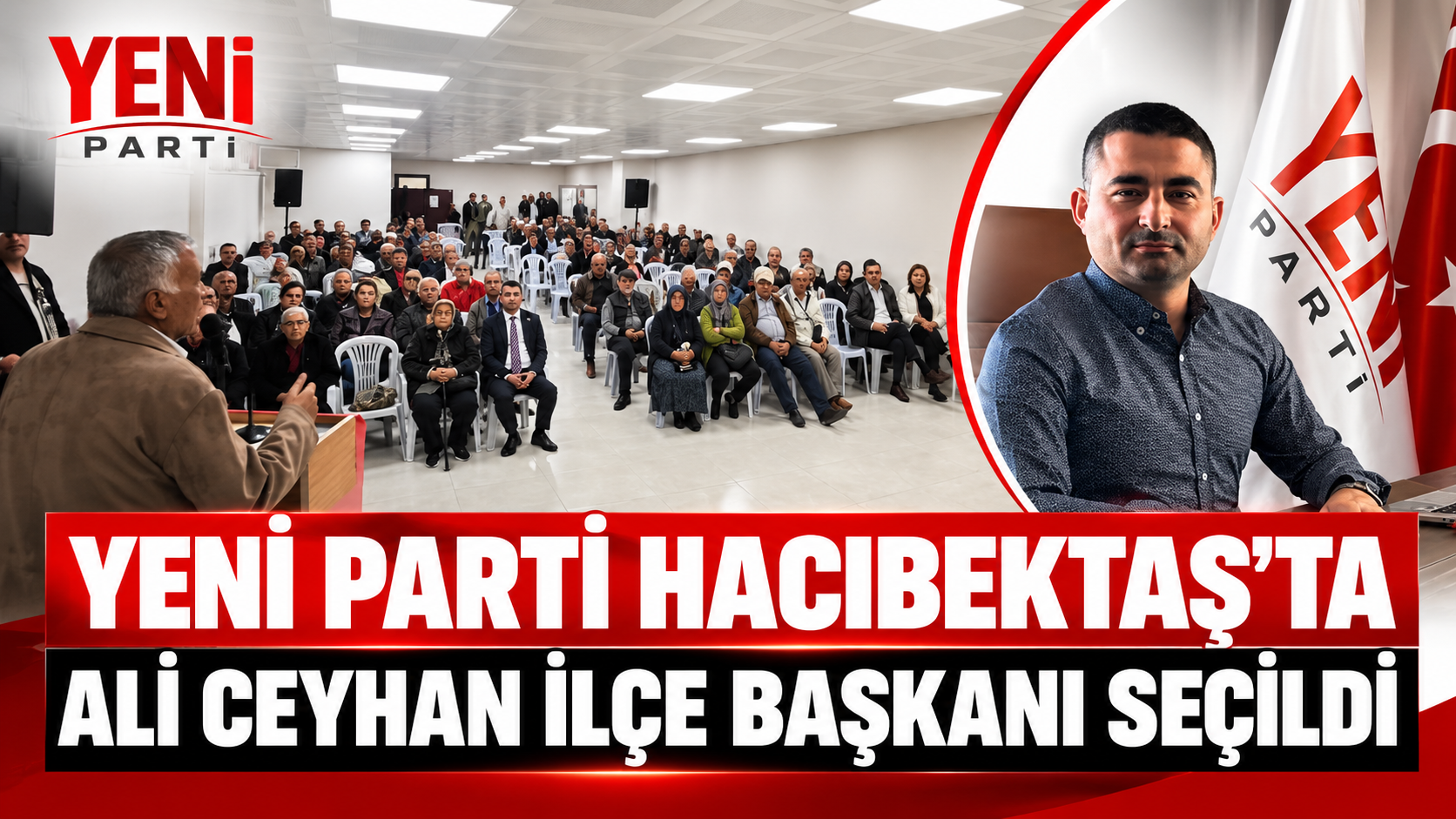 Yeni Parti Hacıbektaş’ta Kongresini Gerçekleştirdi