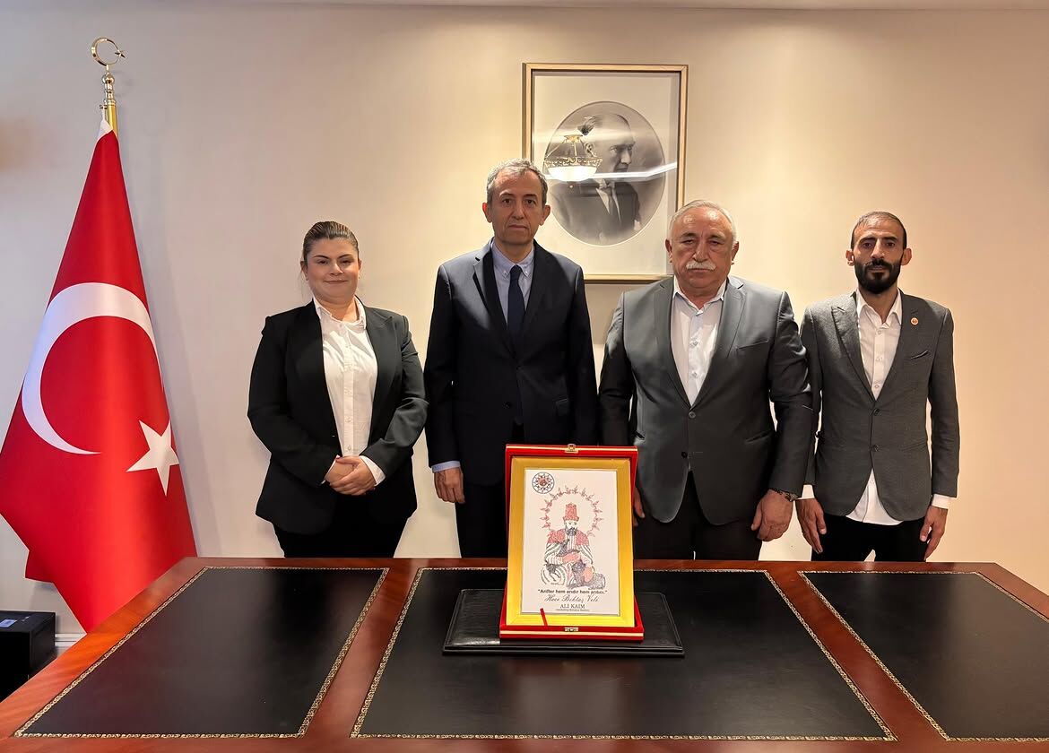 Hacıbektaş Belediye Başkanı Sayın Ali Kaim Ile Çalışma Arkadaşlarını Çankaya Köşkü’nde Ağırladık (1)