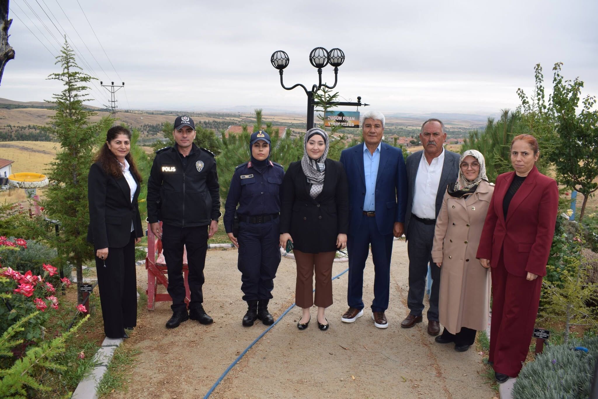 Karaburna’daki Ağaçlandırma Alanlarına Protokol Ziyareti