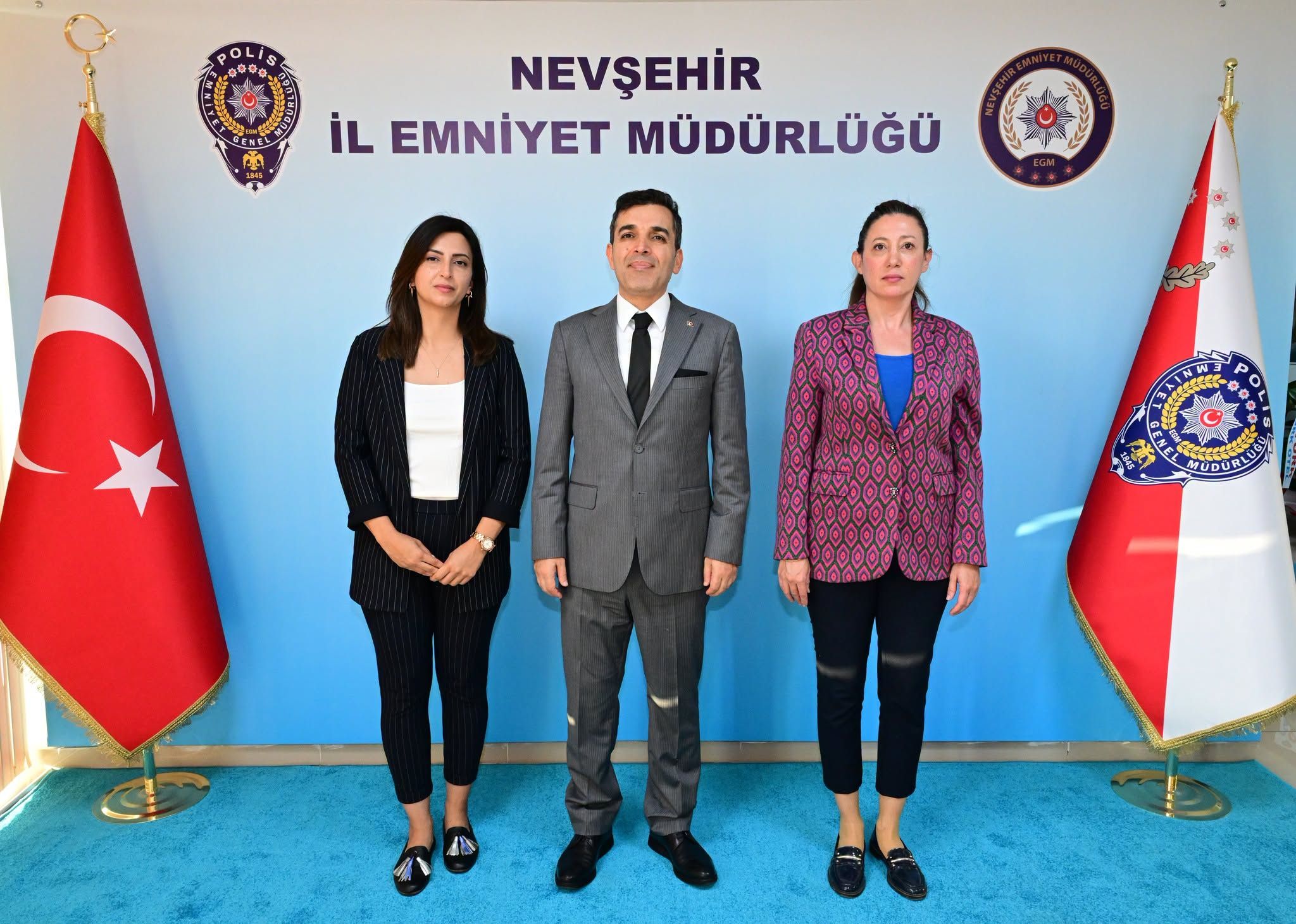 Horasan Erenleri Derneği’nden Emniyet Müdürü Sinan Dallı’ya Ziyaret