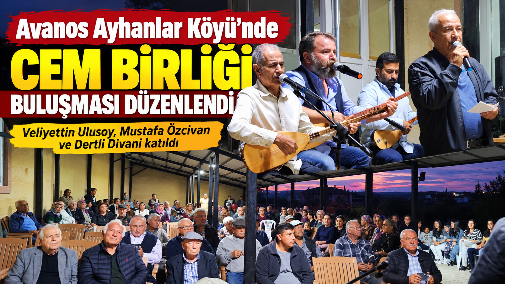 Avanos Ayhanlar Köyü’nde Cem Birliği Buluşması Düzenlendi