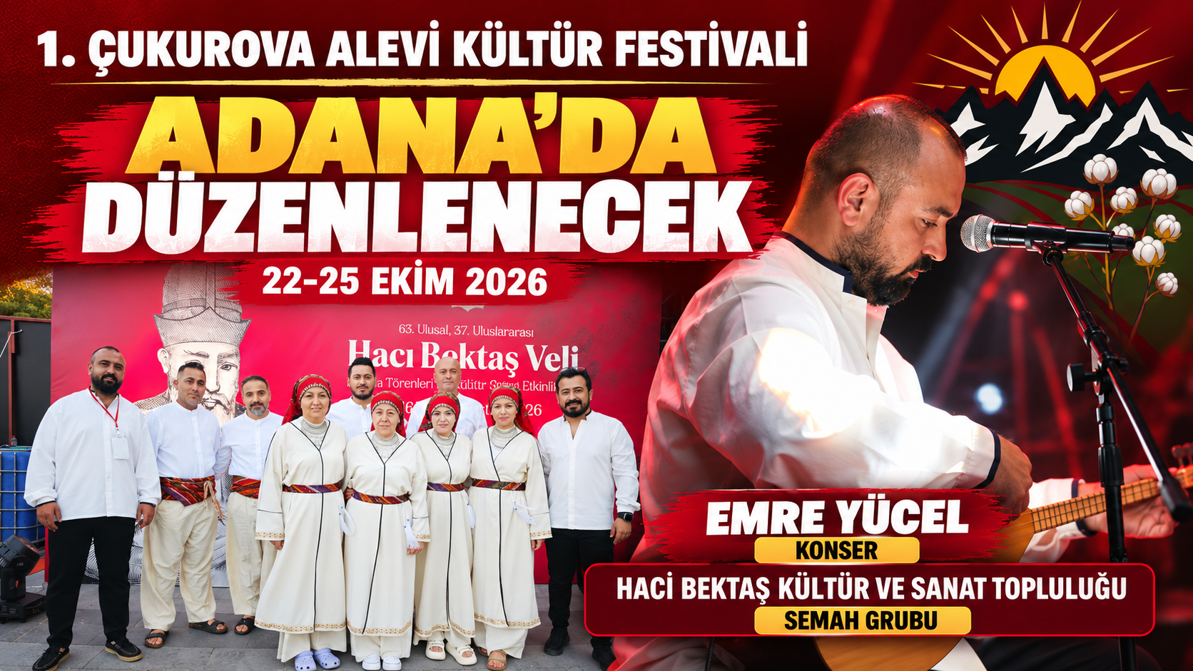 Adana’da Çukurova Alevi Kültür Festivali Düzenlenecek