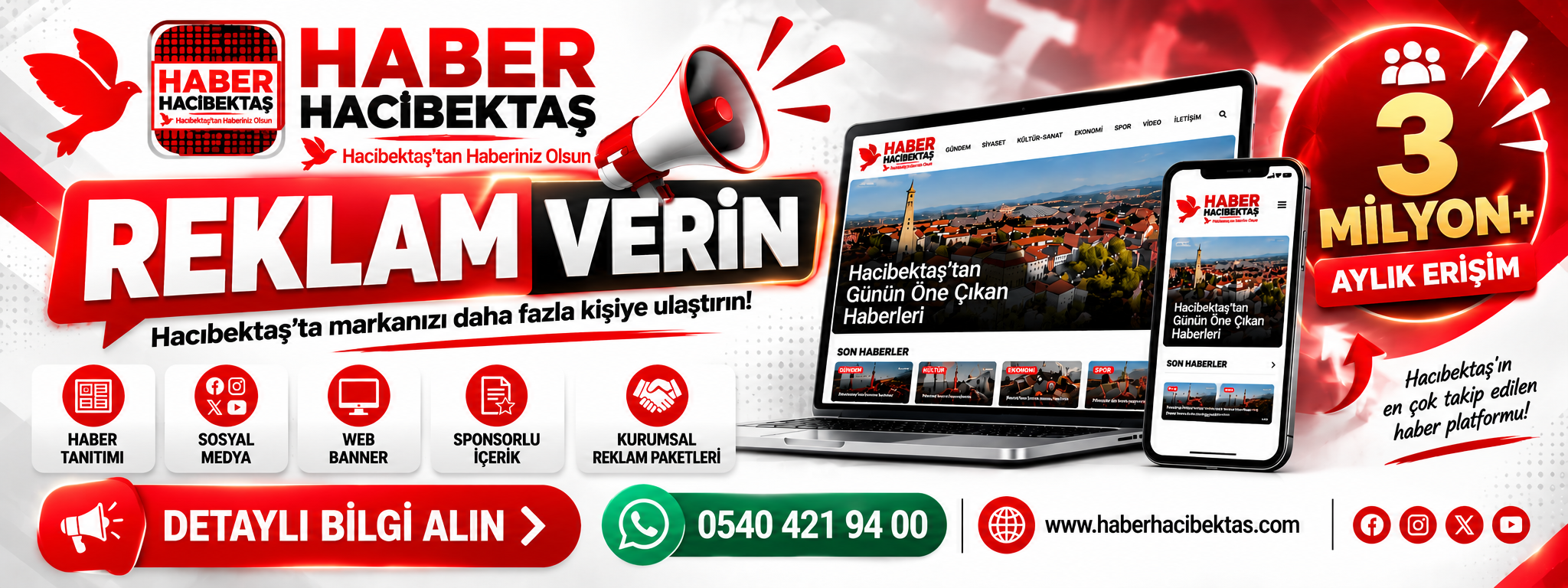 Haber Hacıbektaş Reklamınızı Duyurun