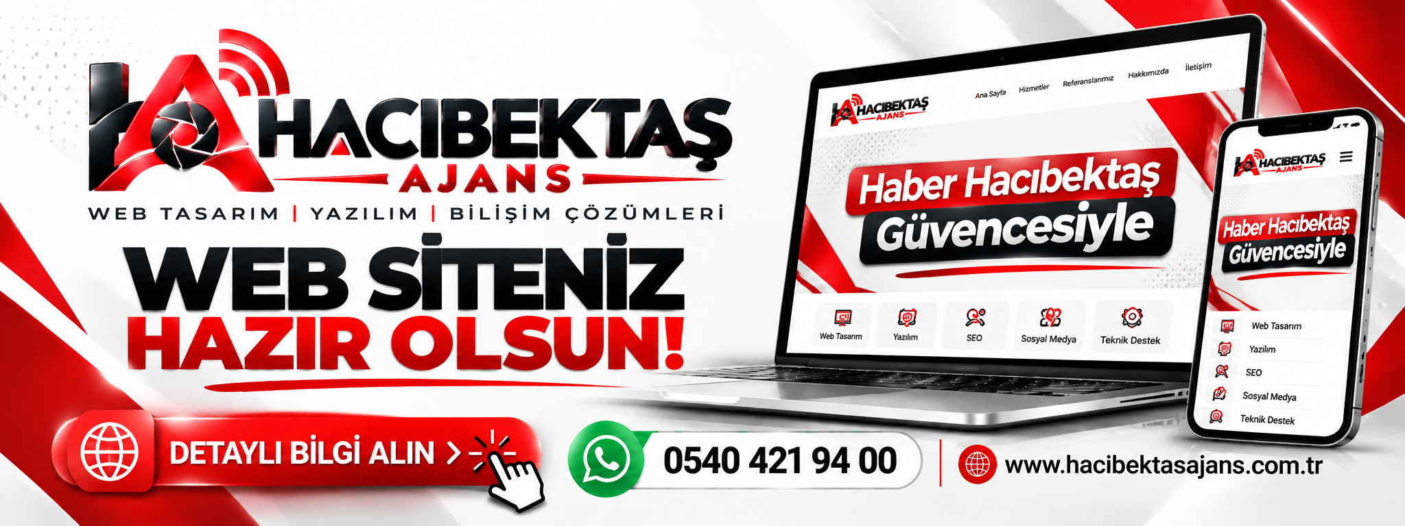 Hacıbektaş Ajans Web Tasarım Banner