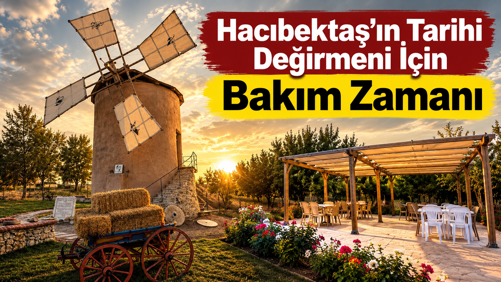 Hacıbektaş’ın Tarihi Değirmeni İçin Bakım Zamanı