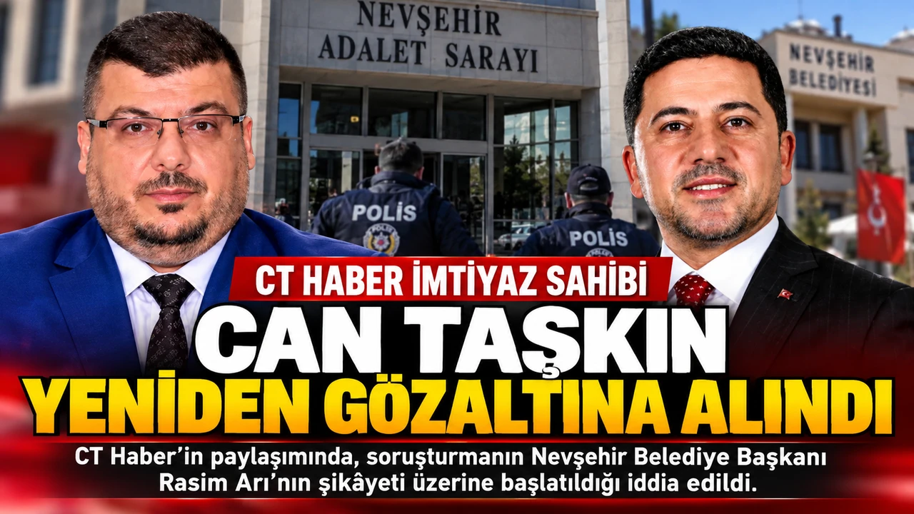 Nevsehirde Gundem Can Taskin Gozaltinda